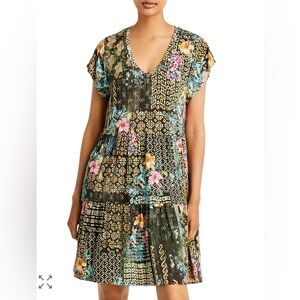 Johnny Was Weller Tiered Hem Dress size XS